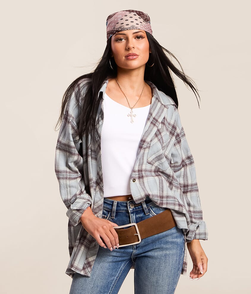 Plaid Boyfriend Shirt