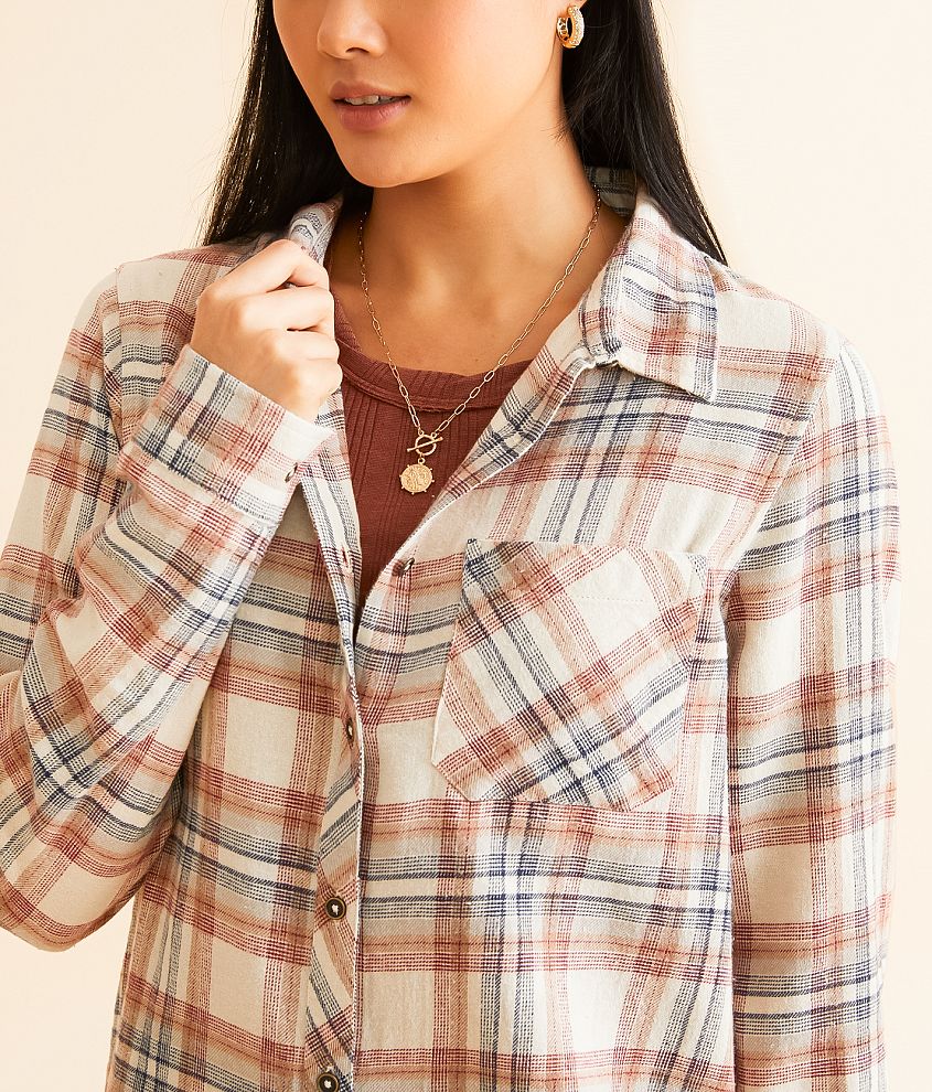 Plaid Eased Flannel Shirt