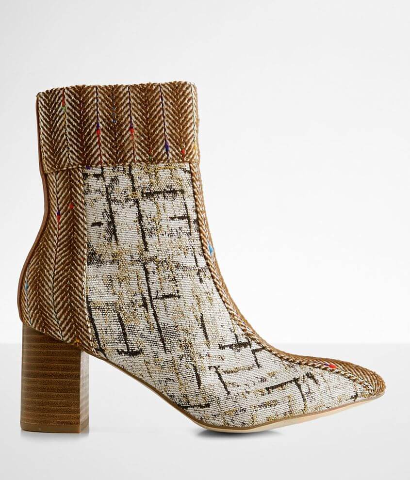 Coconuts Praline Tweed Ankle Boot front view
