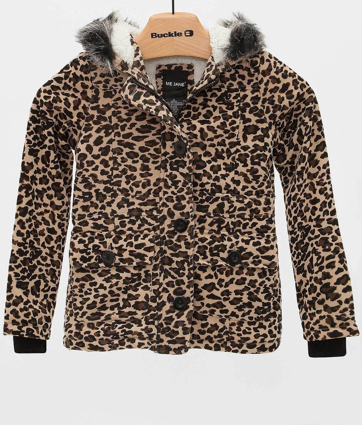 Me jane leopard print on sale coat