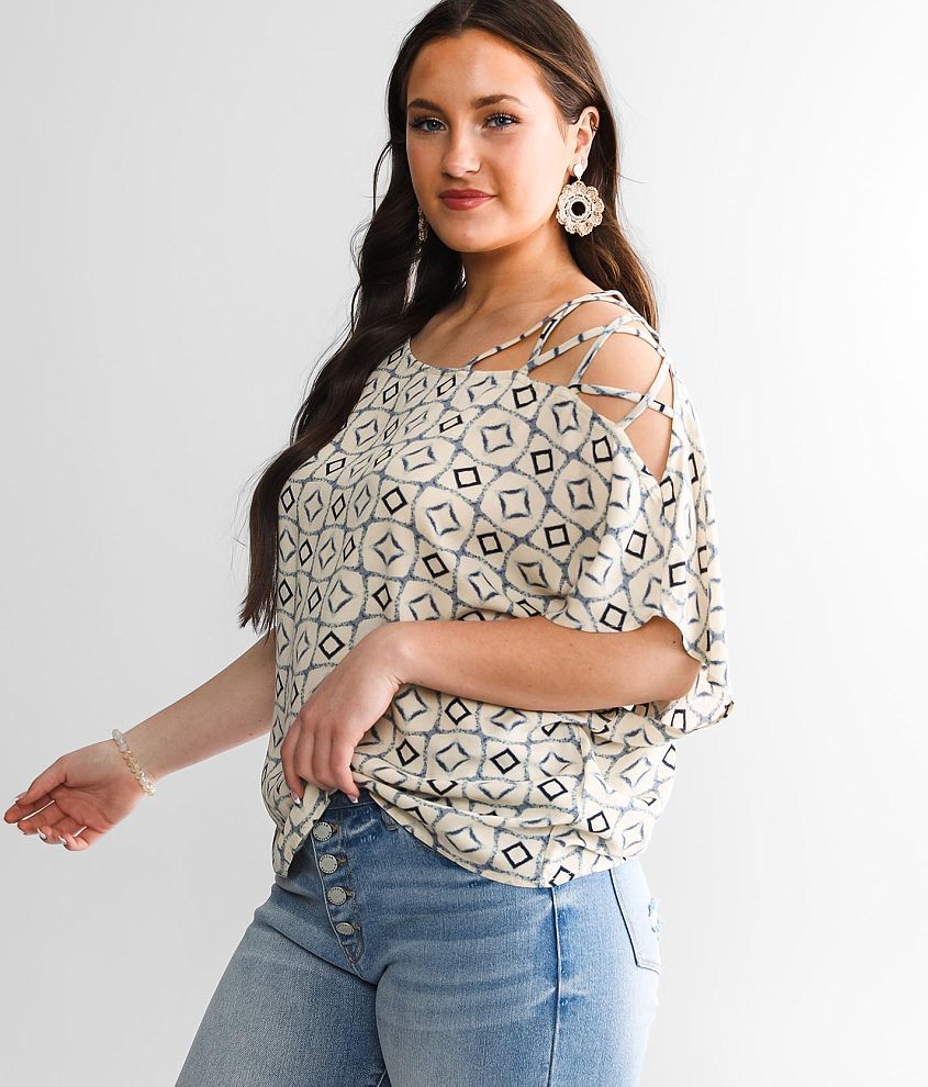 Buckle off outlet the shoulder tops