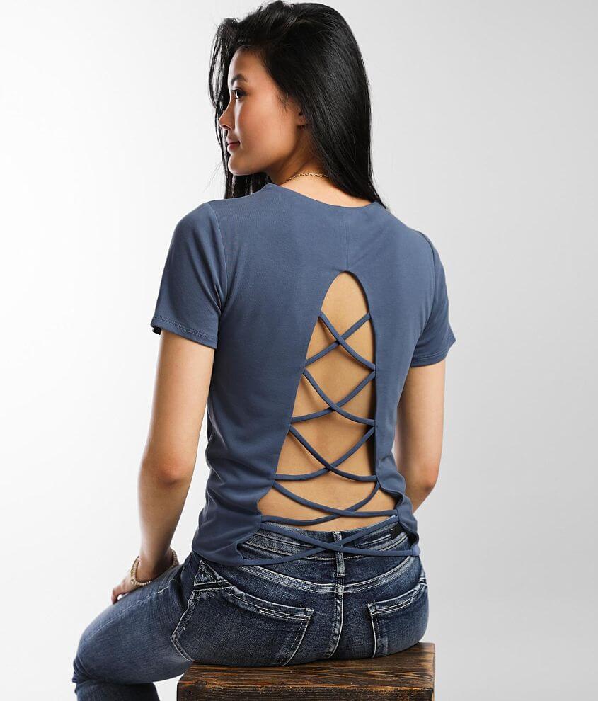 Open back clearance shirts