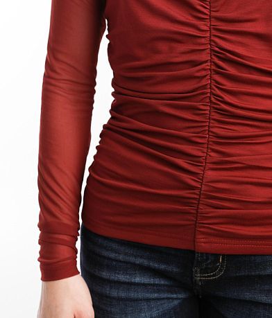 red by BKE Pieced Mesh Top MISC_DETAIL_2