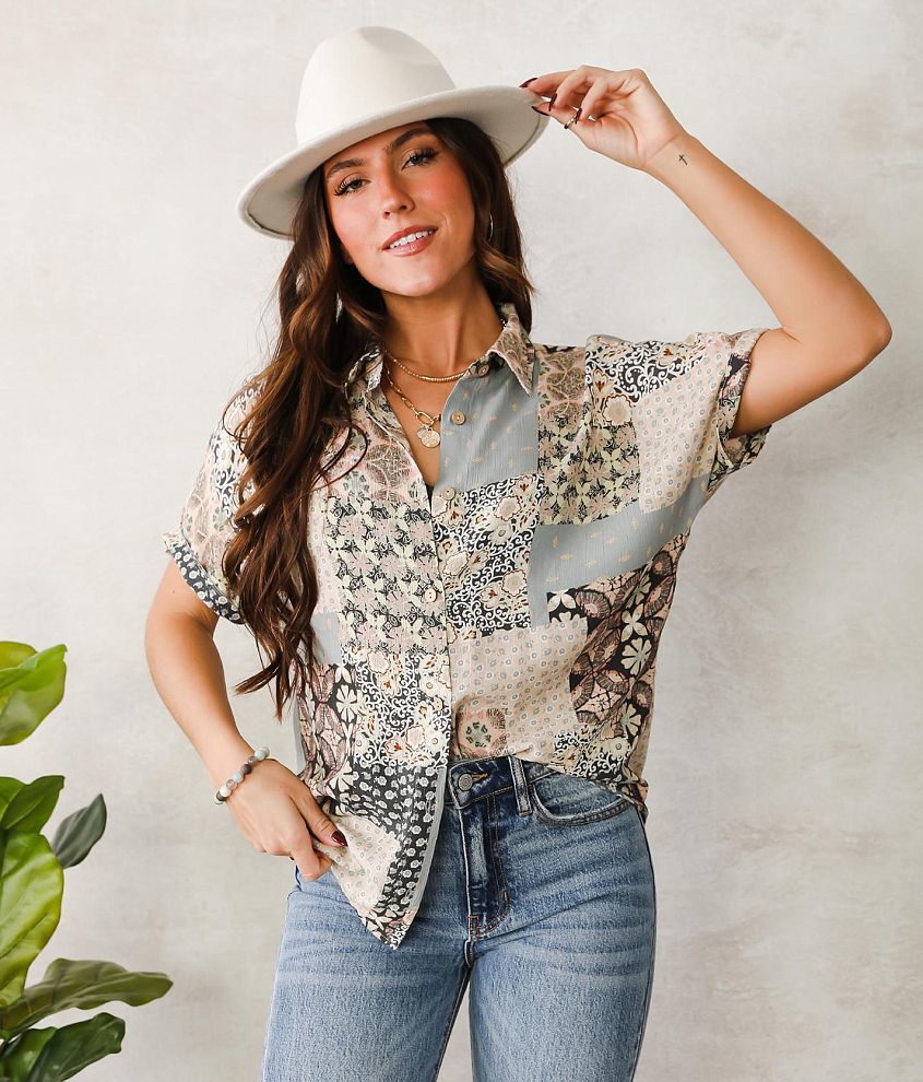 Willow & Root Multi Print Shirt - Women's Shirts/Blouses in Multi | Buckle