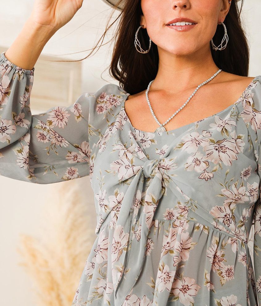 Floral Chiffon Top