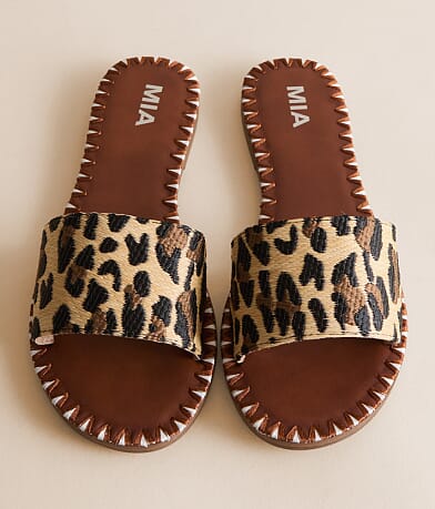 Whipstitch Leopard Print Sandal thumbnail 5