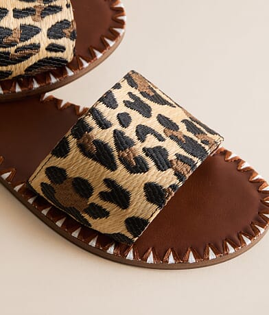 Whipstitch Leopard Print Sandal thumbnail 6