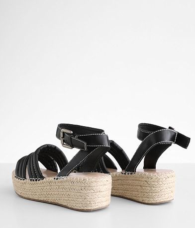 BKE Espadrille Flatform Sandal misc detail 2 view