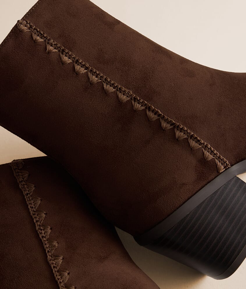 Samda Whip Stitch Heeled Ankle Boot