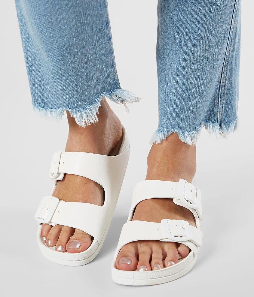 Mia Jasmine Double Strap Sandal - Women's Shoes in White | Buckle