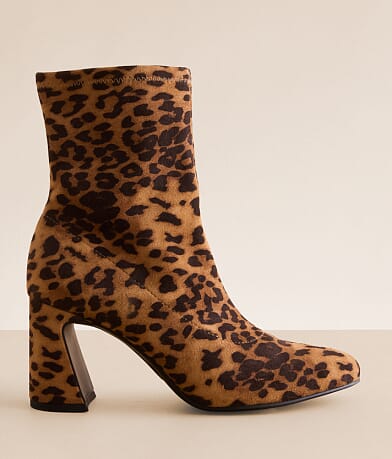 Mia Tabiona Leopard Ankle Boot front view