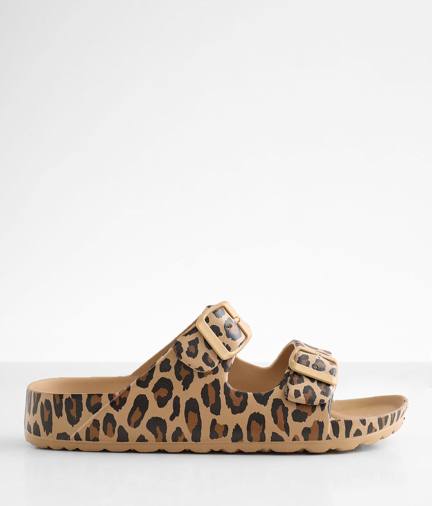 BKE Print Sandal Women's Shoes Tan Leopard | Buckle