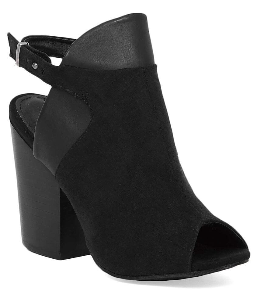 Mia Peep Toe Shoe - Women's Shoes in Black Nova | Buckle