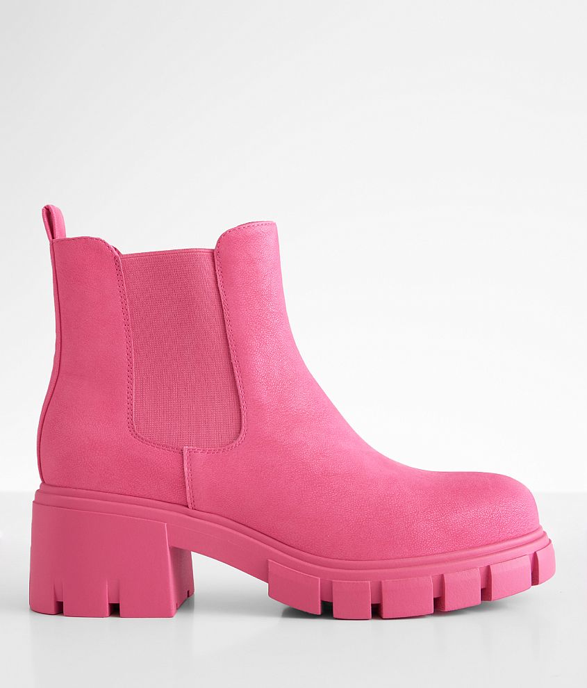 Mia Ivy Lug Ankle Boot - Women's Shoes in Hot Pink | Buckle