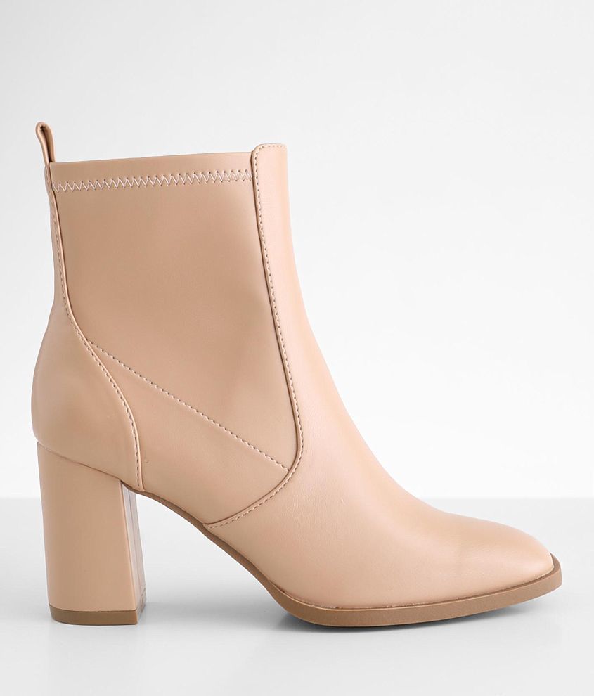 Nude ankle hot sale boot