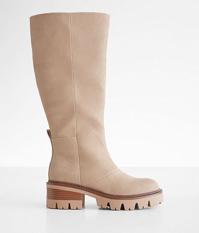 Mia Ivon Tall Lug Boot front view