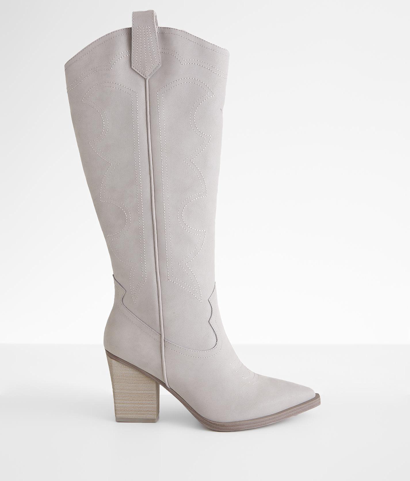 Mia Tex Tall Western Boot - Women's Shoes In Dove Grey | Buckle