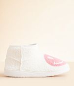Mia Chill Smiley Slipper Boot - Women's Shoes in Blush Happy