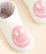 Mia Chill Smiley Slipper Boot - Women's Shoes in Blush Happy