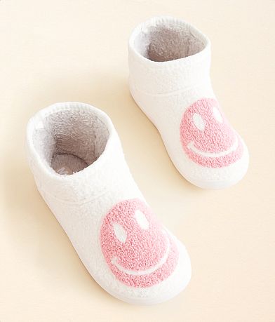 Mia Chill Smiley Slipper Boot front view