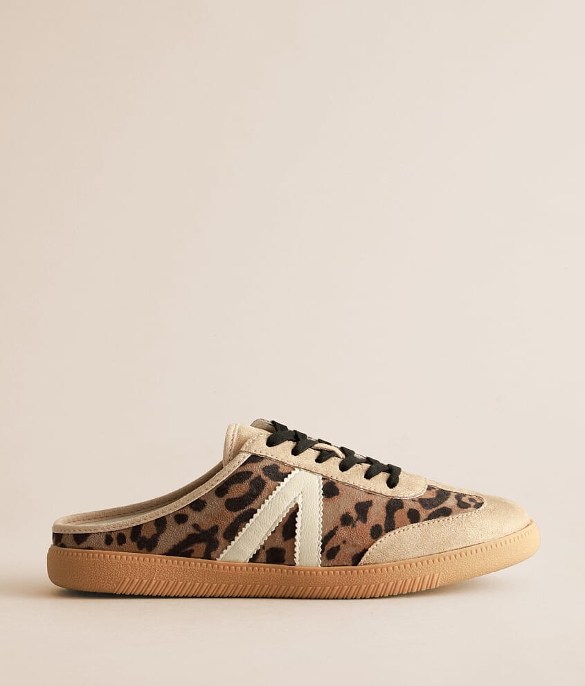 Baron Leopard Backless Sneaker