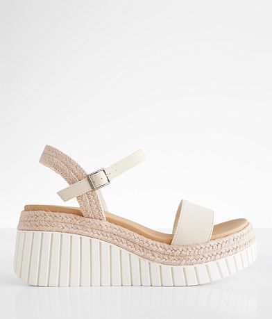 Mia Zalia Jute Wedge Sandal front view