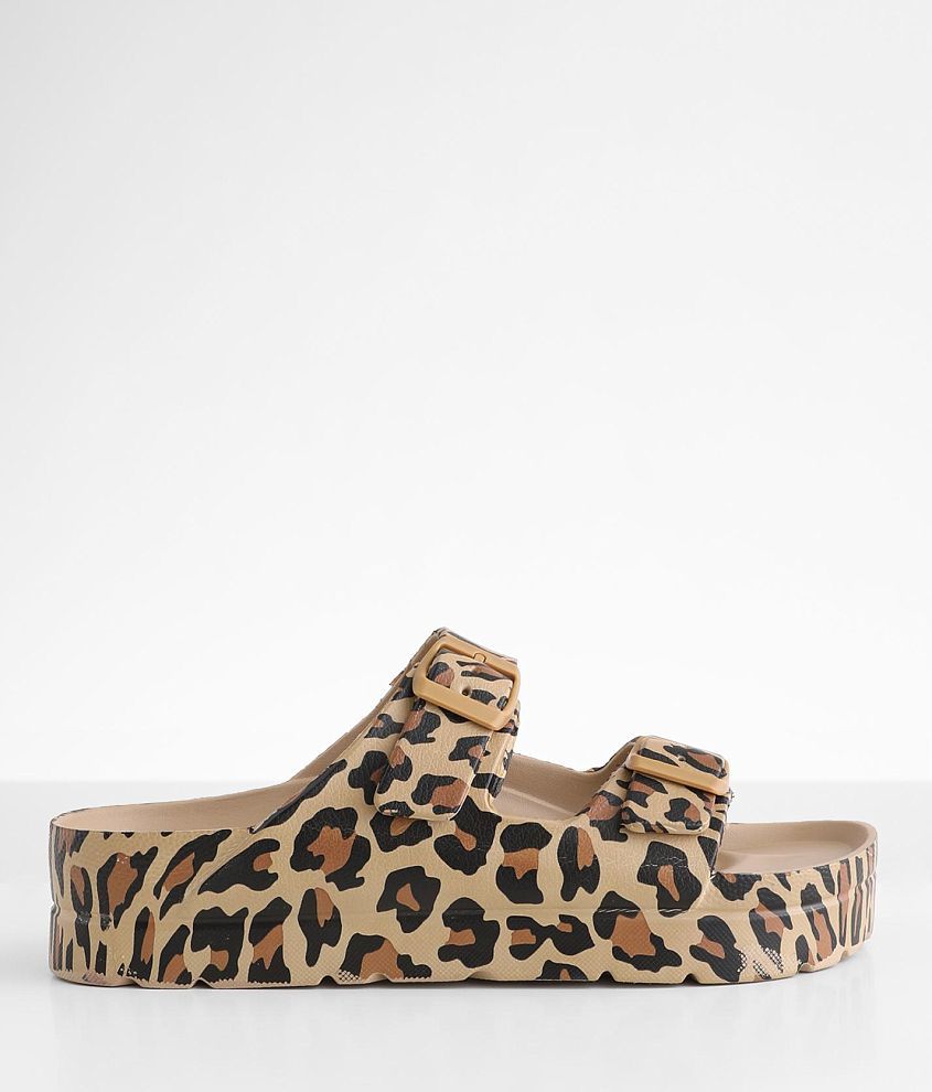 Mia Kiana Leopard Print Sandal front view
