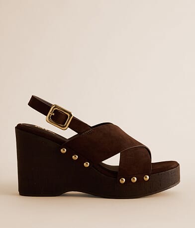 Lirrik Criss Cross Wedge Sandal
