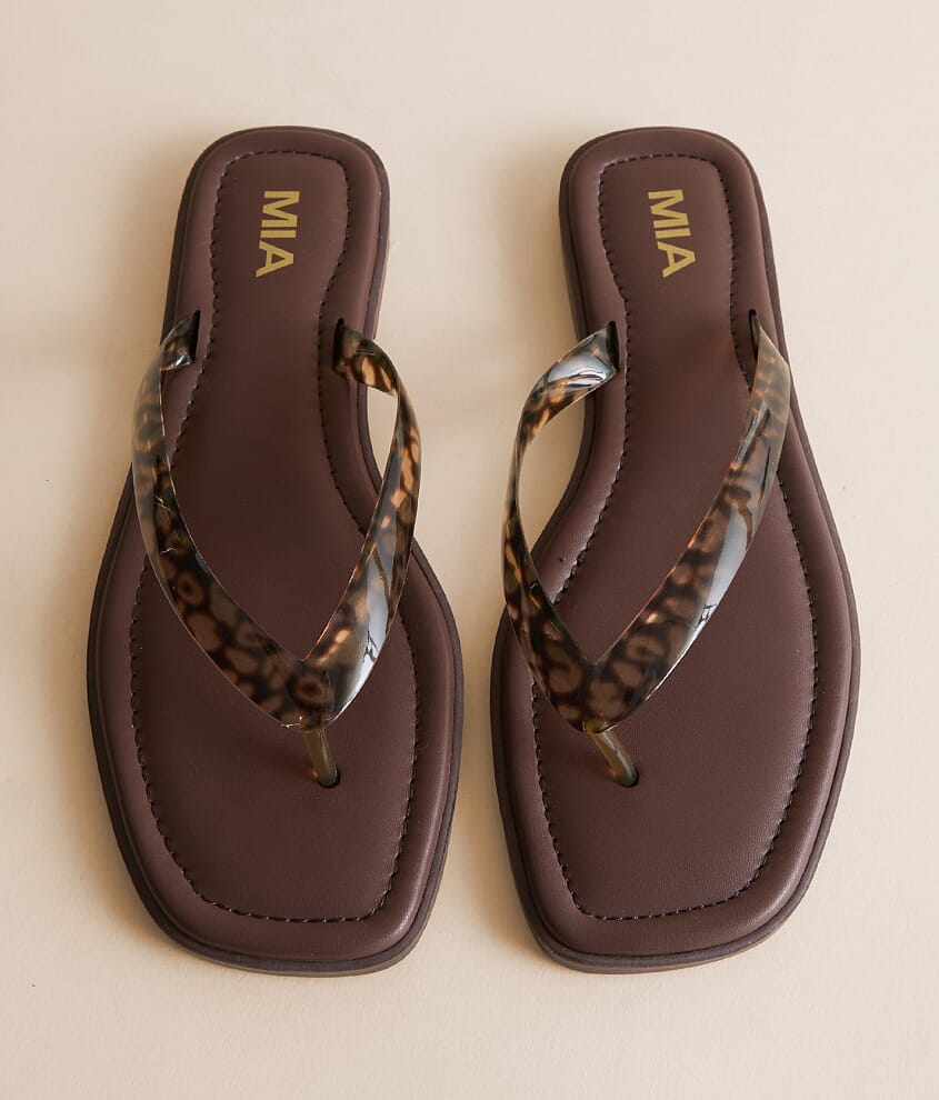 Alexiss Leopard Print Flip Flop - thumbnail 4