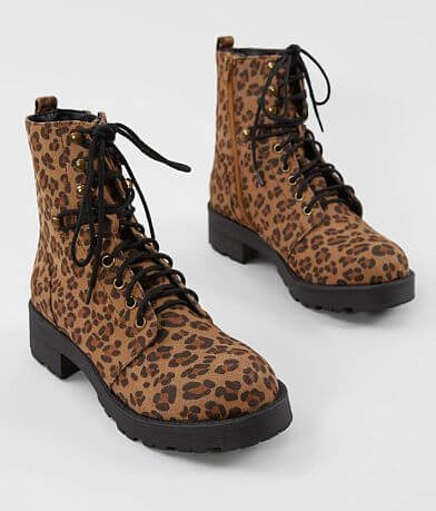 Mia Lexis Leopard Faux Suede Combat Boot MISC_DETAIL_1