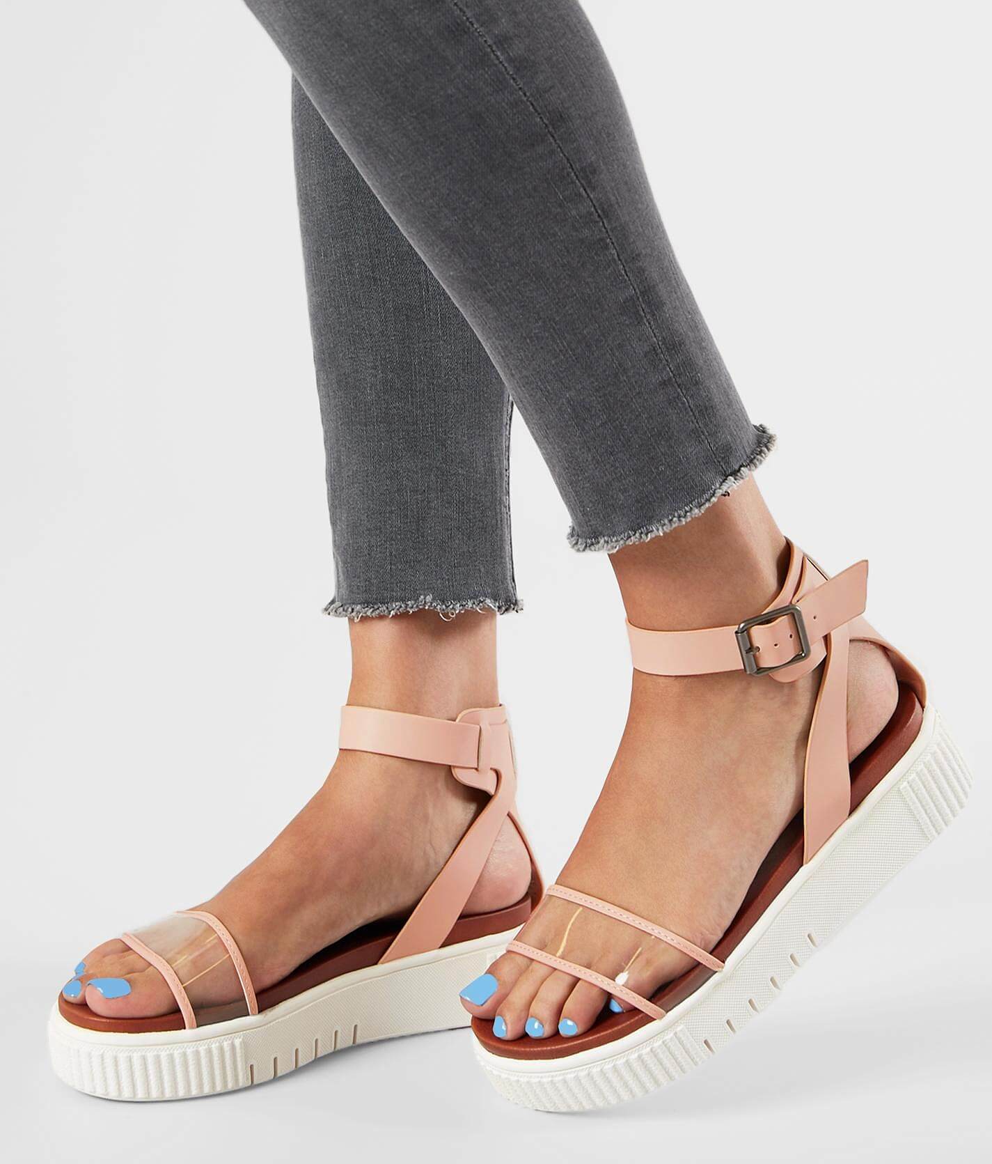 mia clear sandals