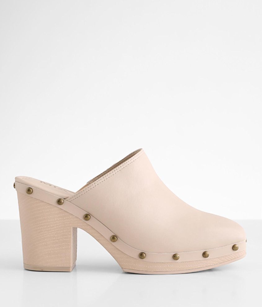 Mia Lindy Heeled Clog Shoe front view
