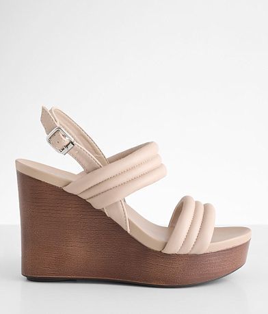 Mia Lizah Wedge Sandal front view