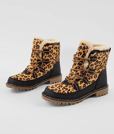 Mia Misha Leopard Leather Boot misc detail 1 view