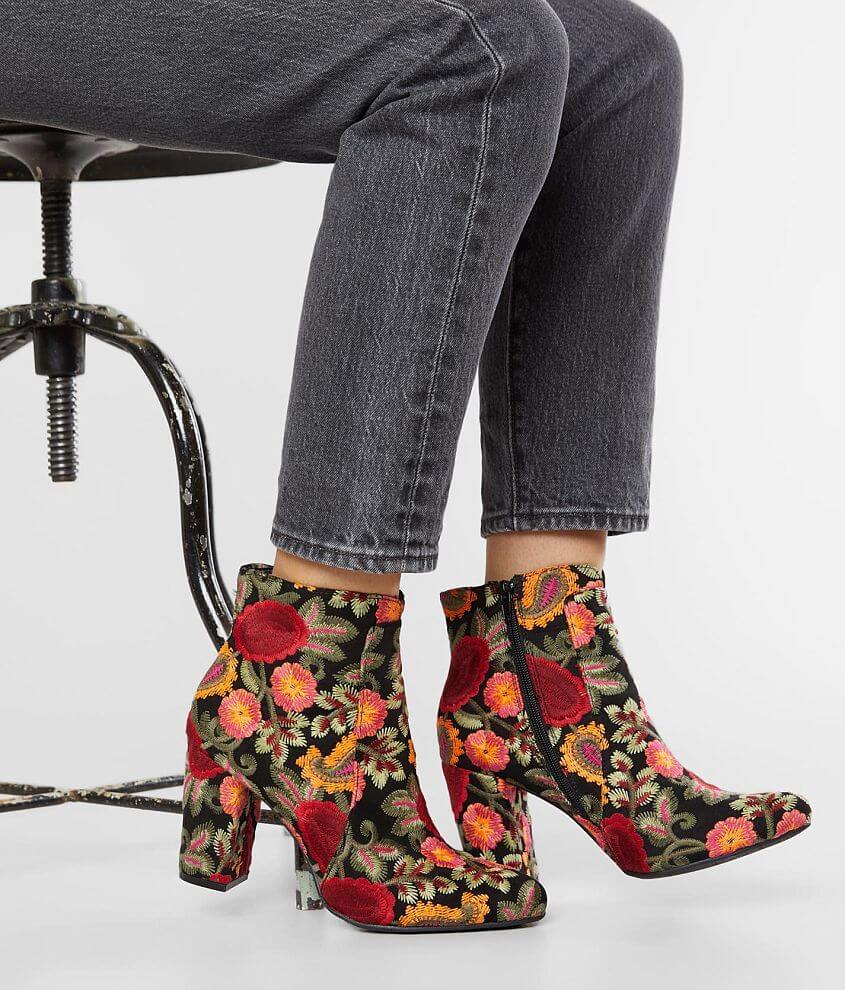 Mia Rosebud Heeled Ankle Boot front view