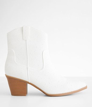 Mia Synclair Faux Pearl Ankle Boot front view