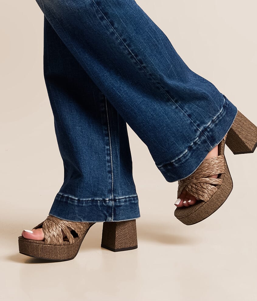 Romani Raffia Heeled Sandal - thumbnail 6