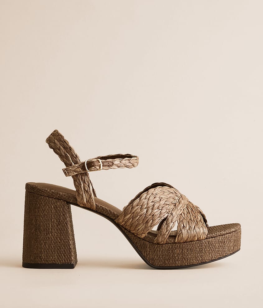 Romani Raffia Heeled Sandal