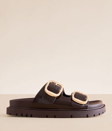 Mia Geny Big Buckle Sandal front view