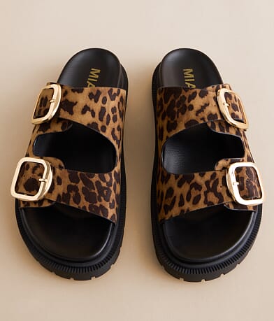 Mia Genn Leopard Print Sandal misc detail 3 view
