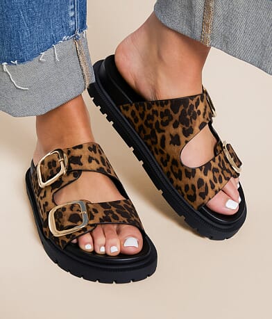 Mia Genn Leopard Print Sandal misc detail 5 view