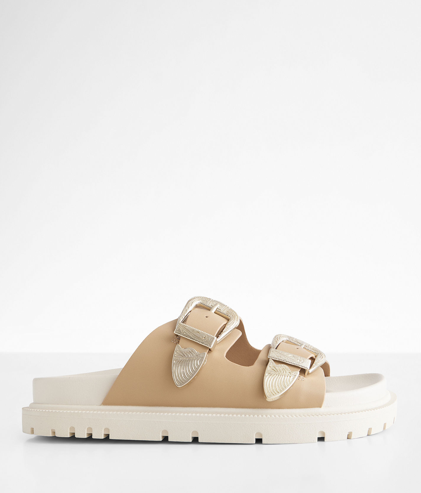 MiA ページ Amazon.com | MIA Women's Geni Sandal, Gold, 6 | Platforms
