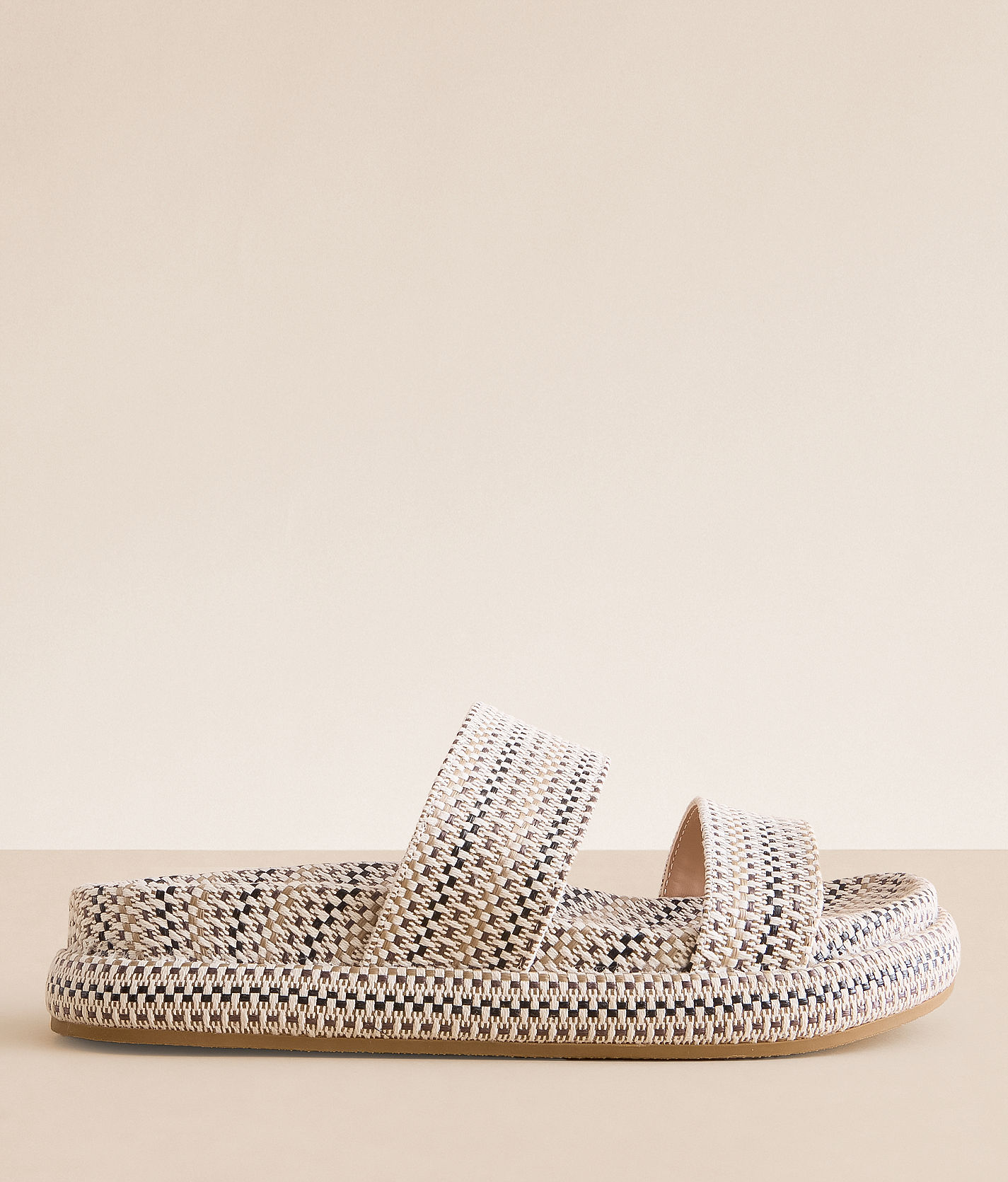 Mia Edessa Weaved Sandal - Women's Shoes in Black Beige | Buckle