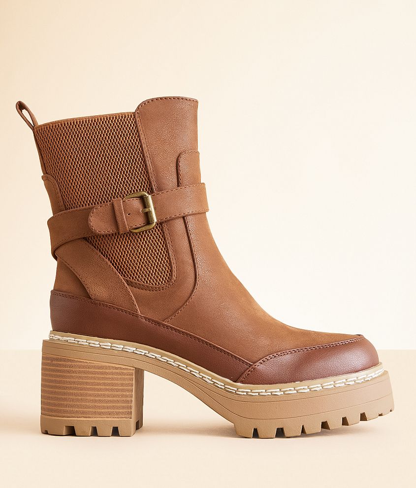 Mia Tedy Buckle Ankle Boot front view