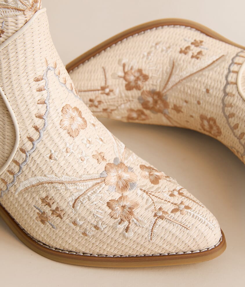Bettsie Floral Raffia Anle Boot