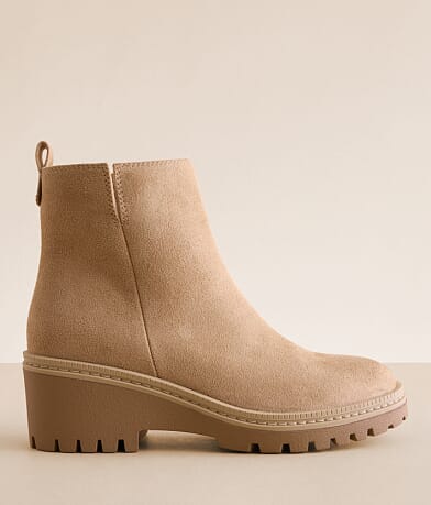 Mia Finnola Wedged Lug Ankle Boot front view