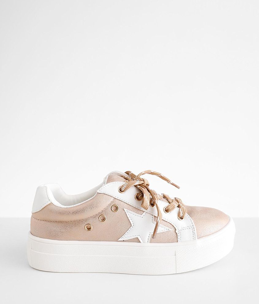 Girls Mia Sparklee Star Sneaker Girl s Shoes in Rose Gold Buckle