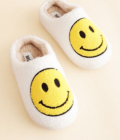 Mia Girls - Little Cozi Smiley Slipper front view