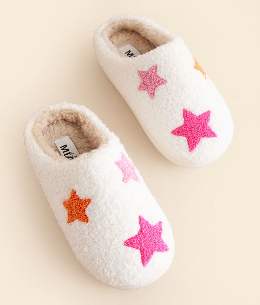 Girls - Mia Little Cozi Star Slipper front view