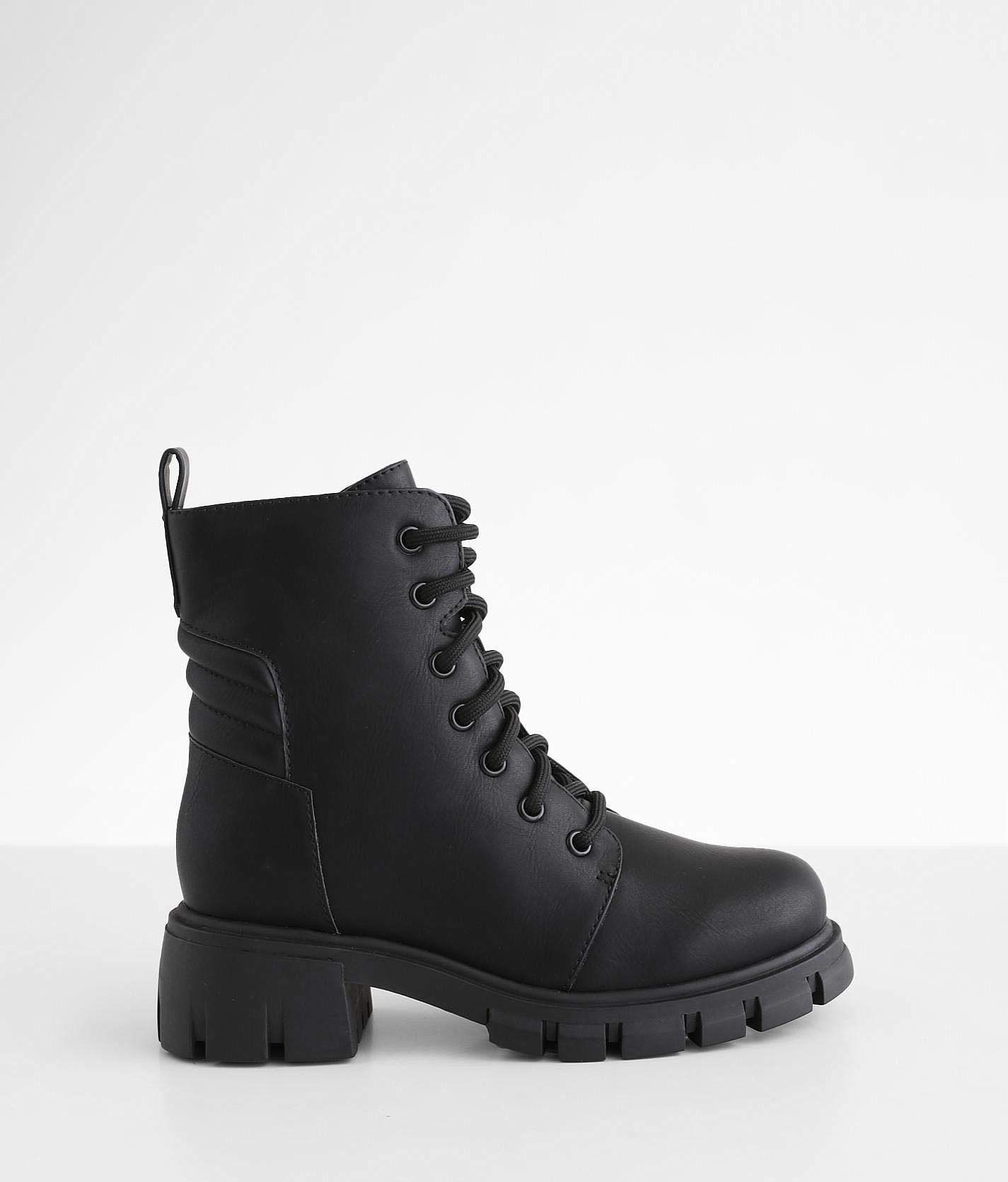 Girls - Mia Chassidy Combat Boot - Girl's Shoes in Black